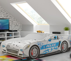 Kinderbett Cars, 80x160, silber