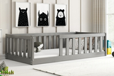 Kinderbett Bella Sima, 80x160, grau