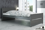 Jugendbett Bartholomäus, 90x200, mit Matratze, grau