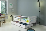 Jugendbett Lieb, 90x200, mit Schublade, weiß