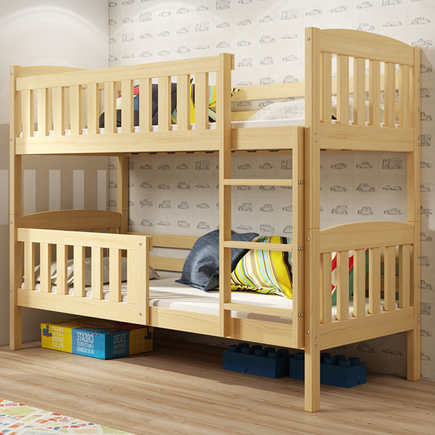 Stockbett für Jugendliche Jakob, 90x200, mit Matratze, Kiefer