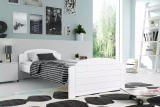 Jugendbett Lilly, 90x200, mit Matratze, weiß