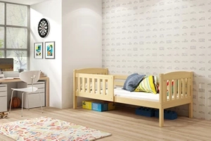 Kinderbett Jakob, 80x160, mit Matratze, Kiefer
