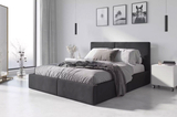Polsterbett Schlafzimmerbett Doppelbett Hilton 160X200, graphit
