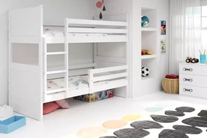 Stockbett für Jugendliche Richard, 90x200, weiß