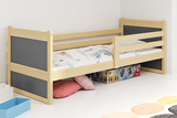 Jugendbett Richard, 80x190, mit Matratze, Kiefer/grau
