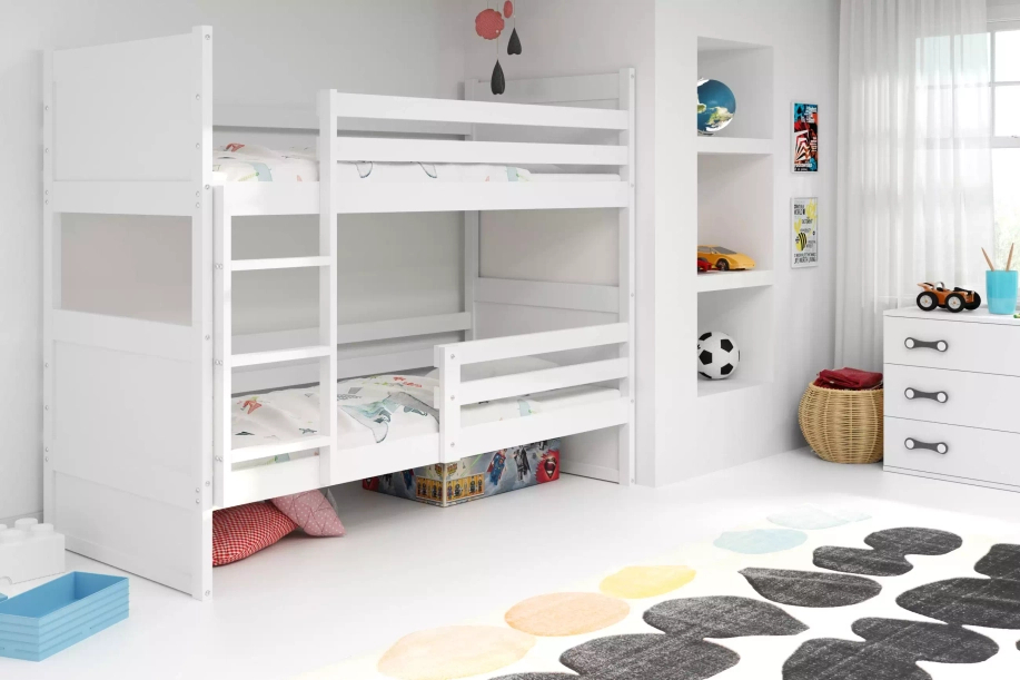Stockbett für Jugendliche Richard, 90x200, weiß