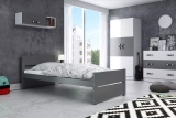 Jugendbett Bartholomäus, 90x200, grau