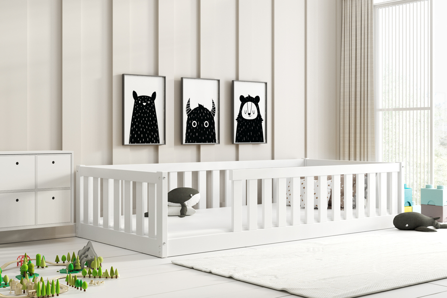 Kinderbett Bella Sima, 90x190, weiß