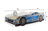 Kinderbett Cars, 80x160, silber