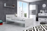Jugendbett Bartholomäus, 90x200, mit Matratze, weiß