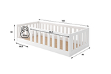 Kinderbett Bella Sima, 80x160, weiß