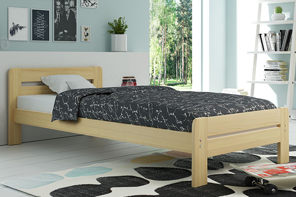 Doppelbett Dallas, 160x200, Kiefer