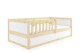 Kinderbett Smart 2, 80x160, mit Matratze und Stauraum, naturholz
