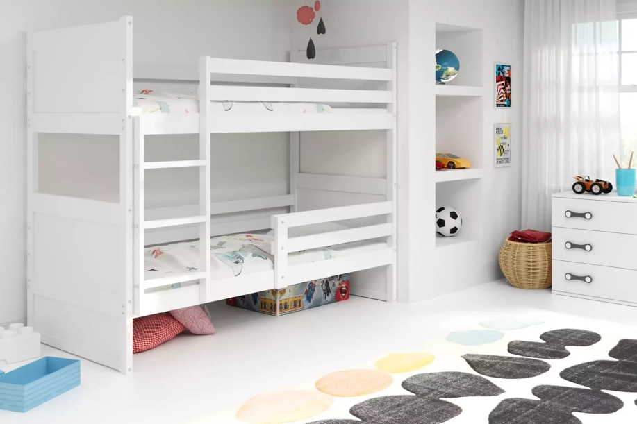 Stockbett für Jugendliche Richard, 90x190, weiß