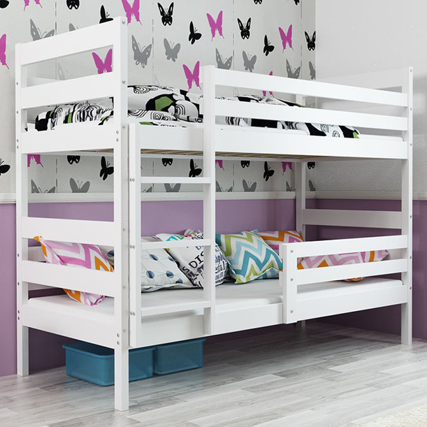 Stockbett für Jugendliche Erik, 90x200, weiß