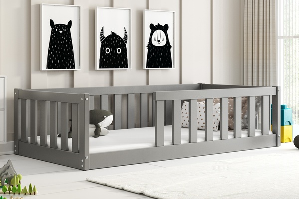 Kinderbett Bella Sima, 80x160, grau