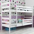 Stockbett für Jugendliche Erik, 90x200, weiß